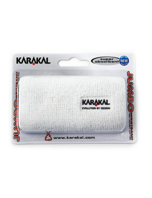Karakal Jumbo Wristband - White